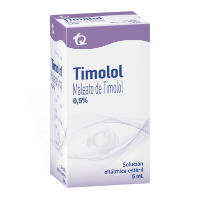 TIMOLOL 0.5% GOTAS OFTALMICAS X 5 ML - MK