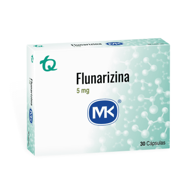 FLUNARIZINA 5 MGS X 30 CAPSULAS - MK **