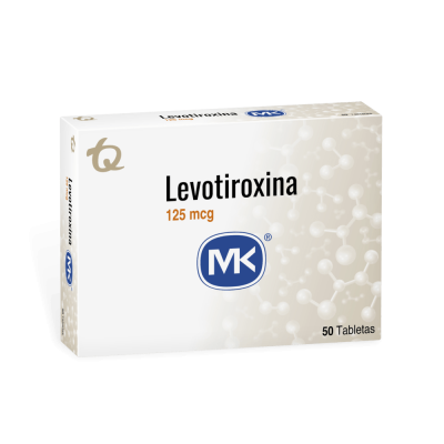 LEVOTIROXINA 125 MCGS X 50 TABLETAS - MK**
