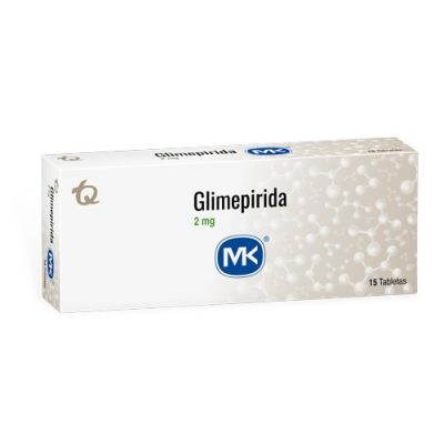 GLIMEPIRIDA 2 MGS X 15 TABLETAS - MK **