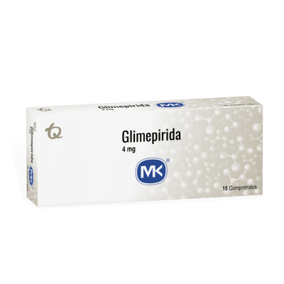 GLIMEPIRIDA 4 MGS X 15 COMPRIMIDOS - MK **