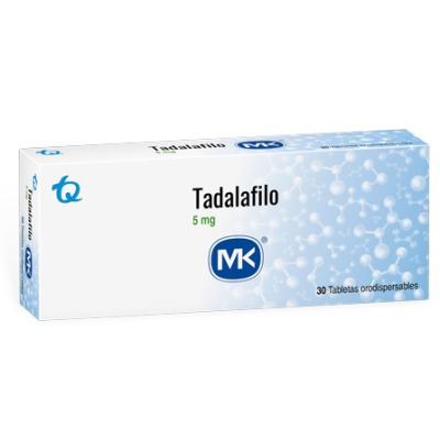 TADALAFILO 5 MGS X 30 TABLETAS ORODISPERSABLES - MK **