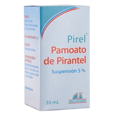 PAMOATO DE PIRANTEL (PIREL) 5% SUSPENSION X 30 ML