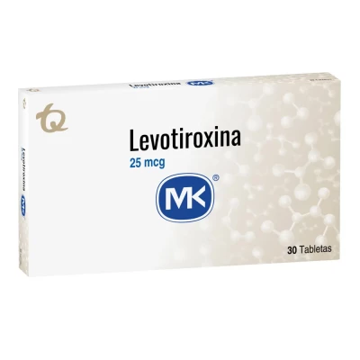 LEVOTIROXINA 25 MCG X 30 TABLETAS - MK **