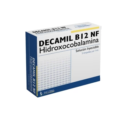 DECAMIL B12 NF X 5 AMPOLLAS X 1 ML