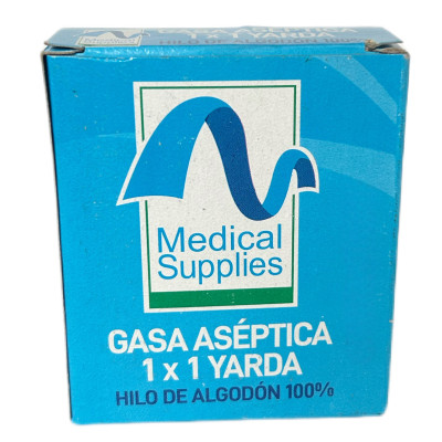 GASA ASEPTICA 1 X 1 YARDA - MEDICAL SUPPLIES