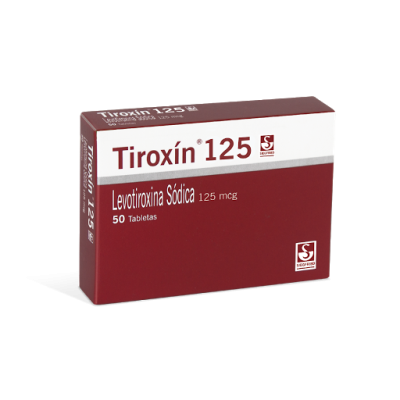TIROXIN 125 MGS X 50 TABLETAS