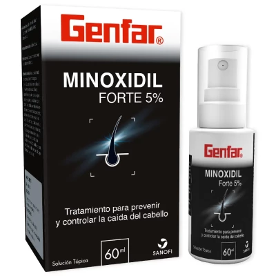 MINOXIDIL FORTE 5% SOLUCION TOPICA X 60 ML - GENFAR