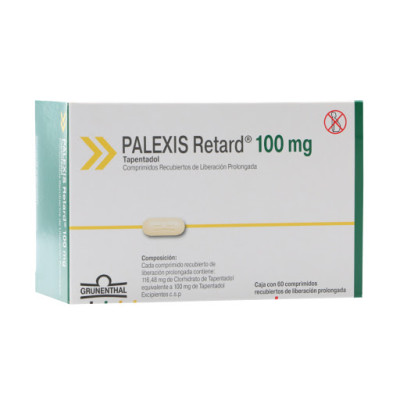 PALEXIS RETARD 100 MGS X 60 COMPRIMIDOS RECUBIERTOS DE LIBERACION PROLONGADA