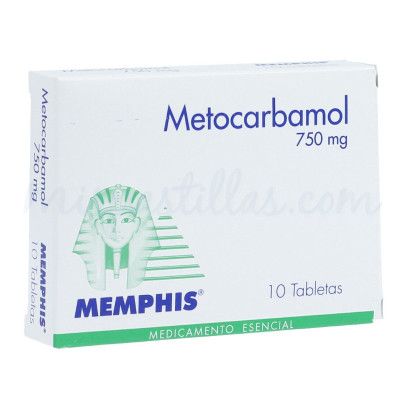 METOCARBAMOL 750 MGS X 10 TABLETAS - MEMPHIS **