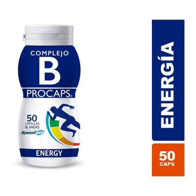 COMPLEJO B SPEED GEL ENERGY X 60 CAPSULAS BLANDAS - PROCAPS **