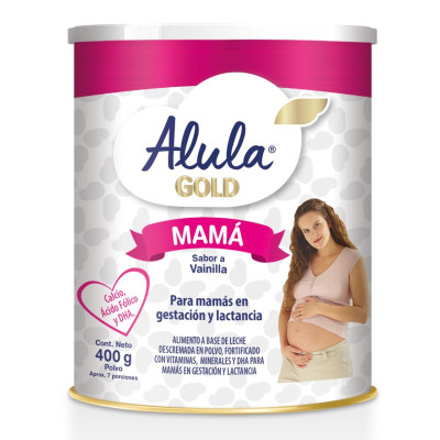 ALULA GOLD MAMA VAINILLA POLVO X 400 GRS - ANTES S 26 MAMA