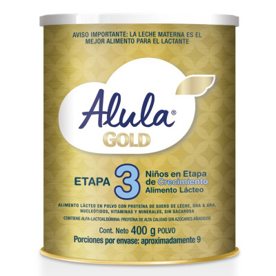 ALULA GOLD ETAPA 3 NIÑOS EN ETAPA DE CRECIMIENTO X 400 GRS - ANTES PROGRESS GOLD