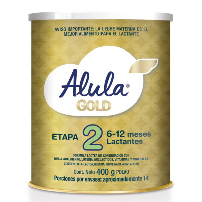 ALULA GOLD ETAPA 2 DE (6 A 12 MESES LACTANTES) X 400 GRS - ANTES PROMIL GOLD