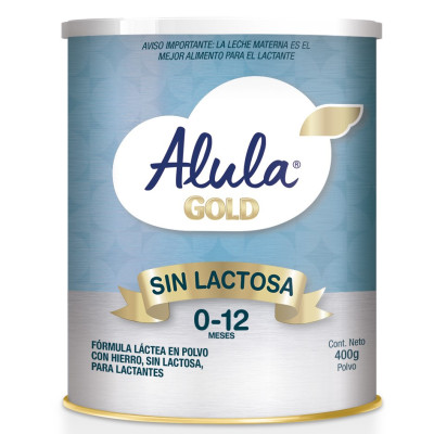 ALULA GOLD SIN LACTOSA DE (0 A 12 MESES) X 400 GRS - ANTES S 26 GOLD SIN LACTOSA