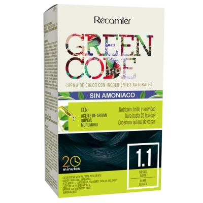 TINTE GREEN CODE KIT 1.1 NEGRO AZUL X 50 GRS