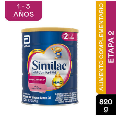 SIMILAC TOTAL COMFORT KID HMO ETAPA 2 POLVO X 820 GRS