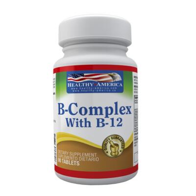 B COMPLEX WITH B12 X 90 TABLETAS