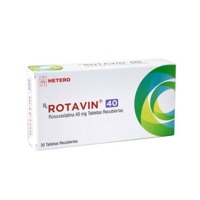 ROTAVIN 40 MGS X 30 TABLETAS RECUBIERTAS