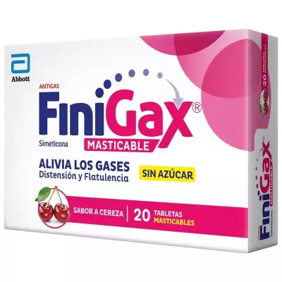 FINIGAX MASTICABLE CEREZA S/AZUCAR X 20 TABLETAS